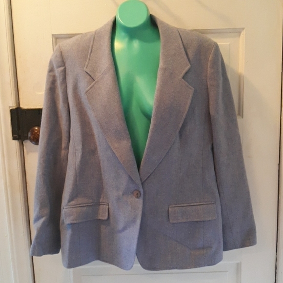 Pendleton pure virgin wool blazer Dark Academia - Picture 1 of 3